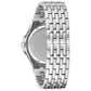 Back view of the Bulova Crystal Phantom 96A253 displaying the stainless steel bracelet with deployant clasp.