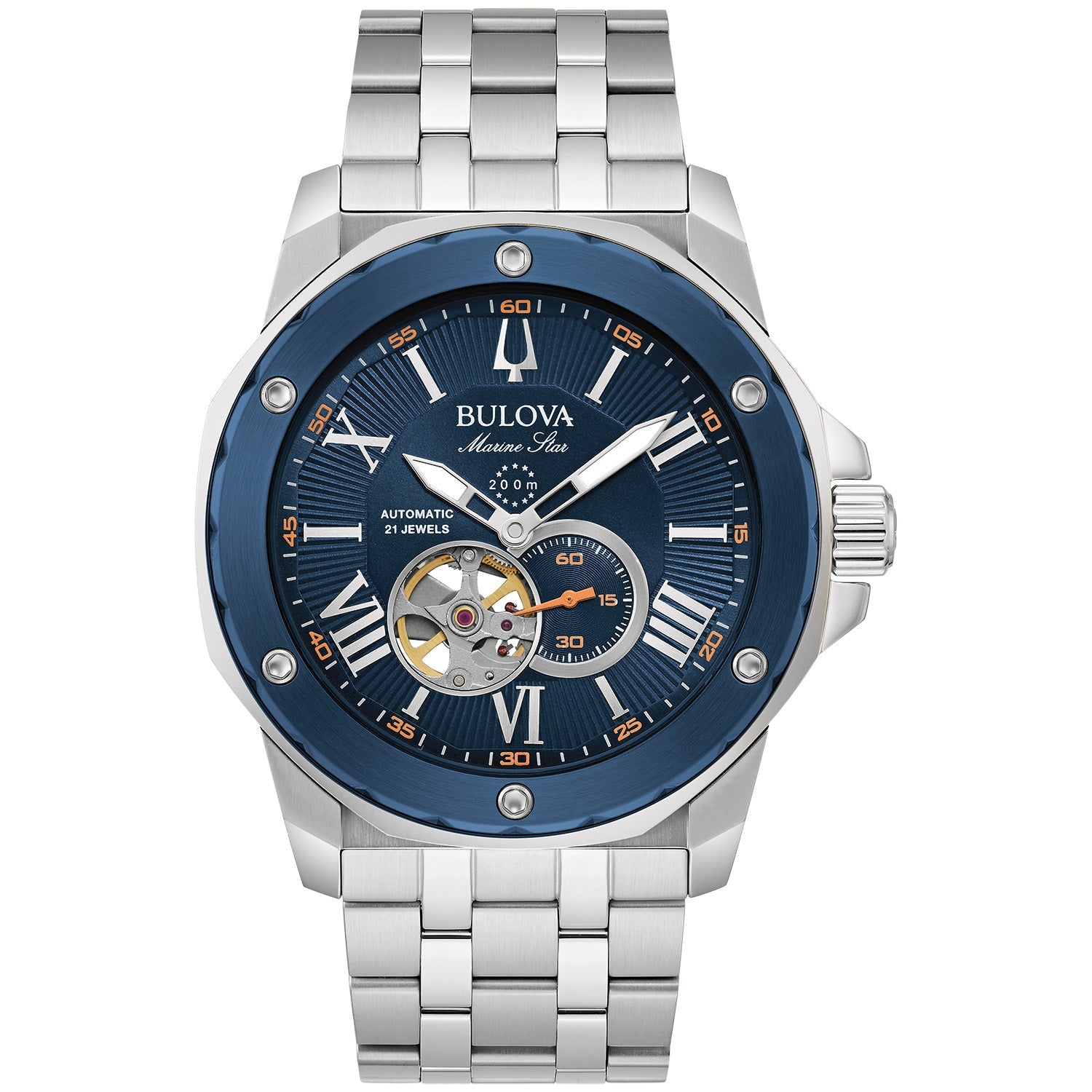 Blue Dial Marine Star Watch -98A302